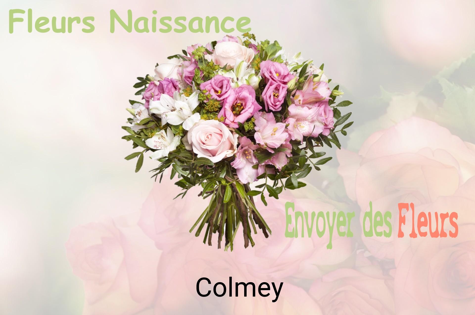 Bouquet de fleurs de naissance livré à Colmey